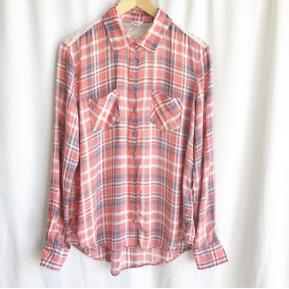 Aeropostale plaid button up